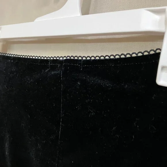 NWT Wild Fable Women's Size XS Black Satin Elastic Waist Velour Maxi Skirt - Picture 11 of 13
